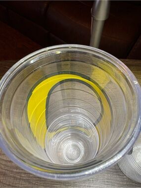 tervis Clear Glass Tumbler with Yellow AccentOregon Ducks need lids
